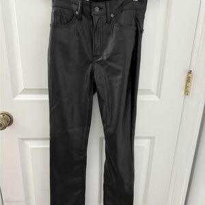 GAP Vintage Slim High Rise Pants - Black